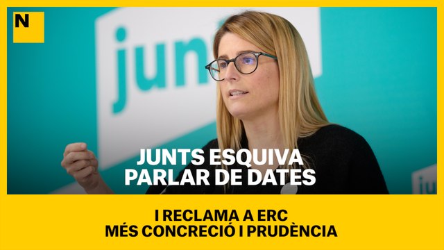 Junts esquiva parlar de dates i reclama a ERC més concreció i prudència