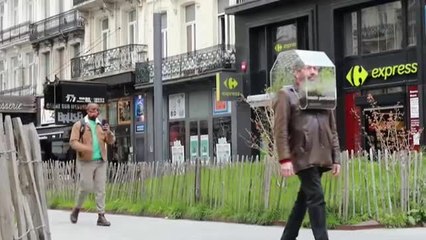 Un artista diseña un "oasis portátil"