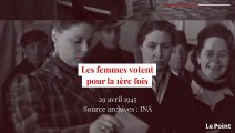 Avril 1945 : les Françaises votent pour la première fois