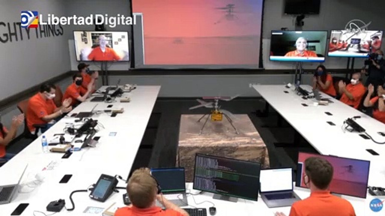 La NASA logra que el helicóptero Ingenuity vuele con éxito sobre la superficie de Marte