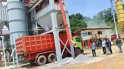 Melihatnya Proses Mixing asphalt