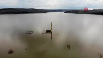 İki köyden geriye sadece cami minareleri kaldı