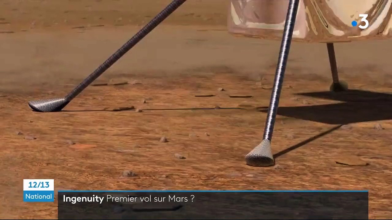 Espace : Ingenuity, le premier mini-hélicoptère à voler sur la planète Mars