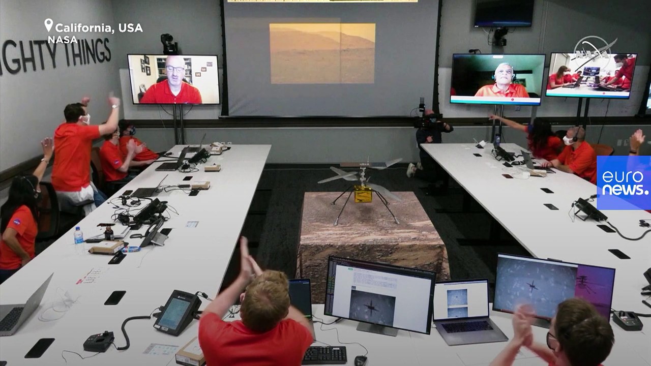 Watch NASA’s Ingenuity helicopter take its first flight on Mars