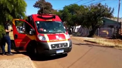 Homem fica ferido ao cair de imóvel no Bairro Presidente enquanto trocava telhas