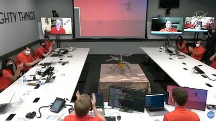 El helicóptero Ingenuity vuela con éxito en Marte