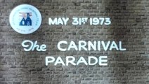 Jazz band and brass band parade in Sunderland in 1973