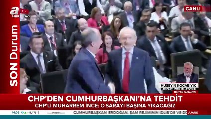 CHP'li İnce'den Cumhurbaşkanı Erdoğan'a küstah tehdit