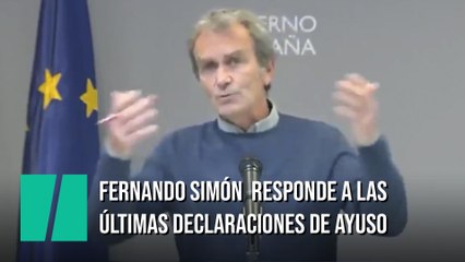 Fernando Simón responde a Ayuso y su comentario sobre vacunar a todo Madrid