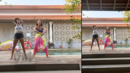 Janhvi Kapoor Crazy Danced To Cardi B's Up with her Trainer Namrata Purohit