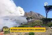 Sudáfrica: Incendio forestal destruyó histórica biblioteca de Universidad del Cabo
