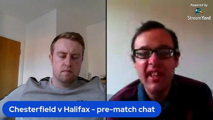 Liam Norcliffe and Tom Scargill talk Chesterfield v Halifax - pre-match.
