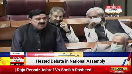 Heated Debate in National Assembly | Raja Pervaiz Ashraf Vs Sheikh Rasheed | Republic News