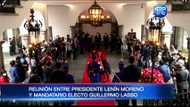 Así fue la reunión entre Guillermo Lasso y Lenín Moreno