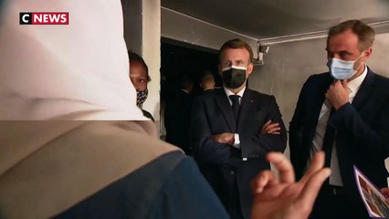 Emmanuel Macron en visite dans un quartier sensible : une habitante lui explique que son fils doute de l'existence du prénom « Pierre »