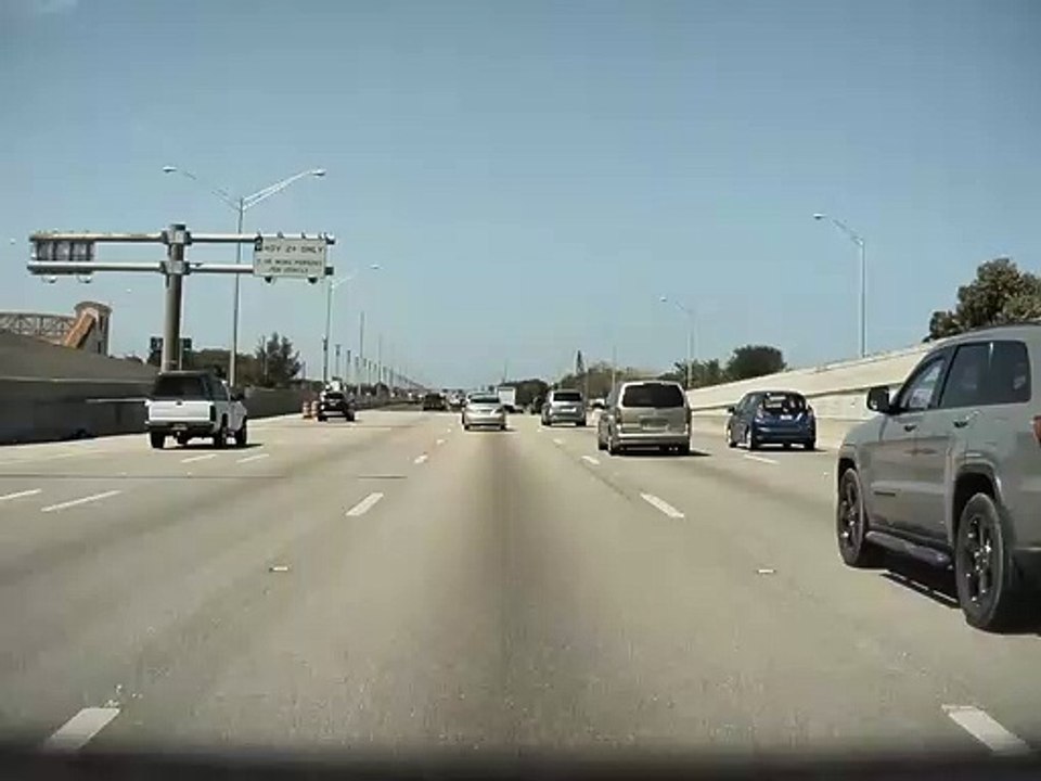 Oblivious Driver Turns into Tesla