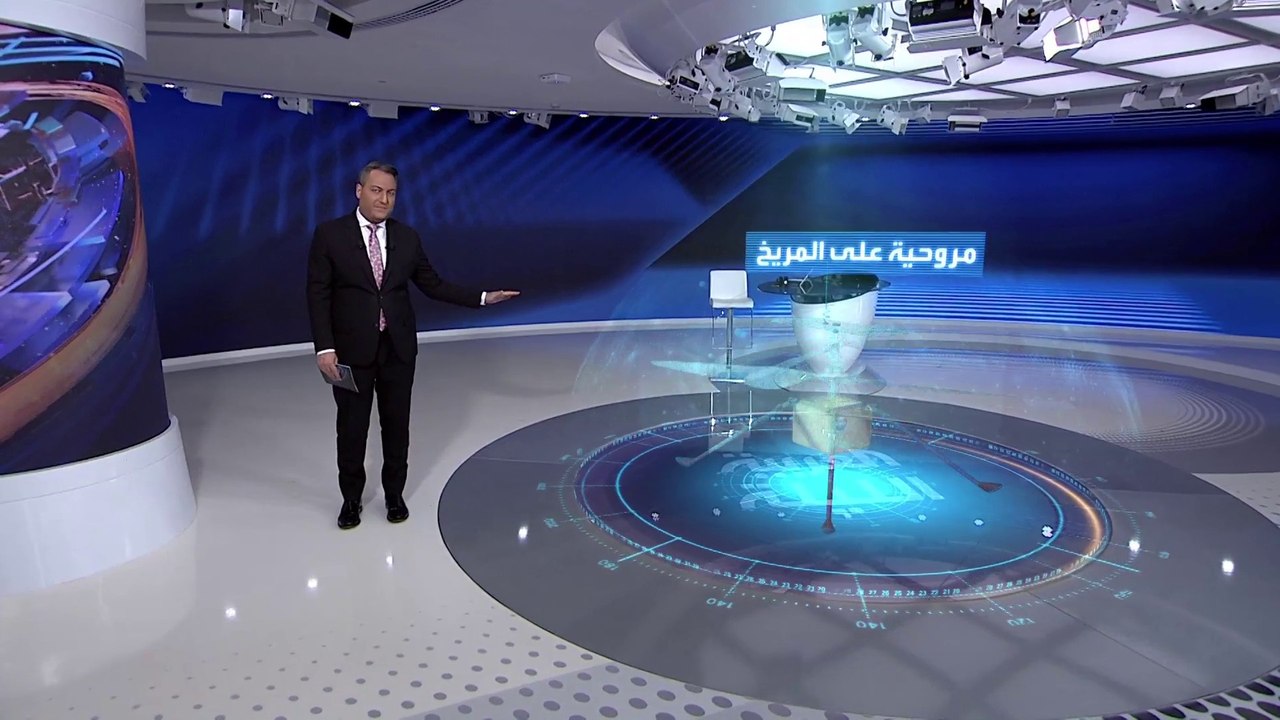 مروحية تتجول على سطح كوكب المريخ لأول مرة في ال...