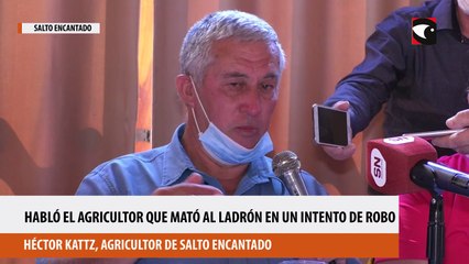 Habló el agricultor que mató al ladrón en un intento de robo