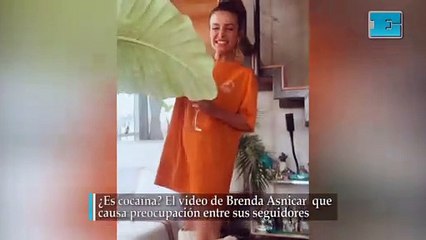 ¿Es cocaína? El video de Brenda Asnicar que causa preocupación entre sus seguidores