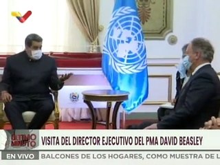 Presidente Nicolás Maduro recibe en el Palacio de Miraflores a representantes del Programa Mundial de Alimentos