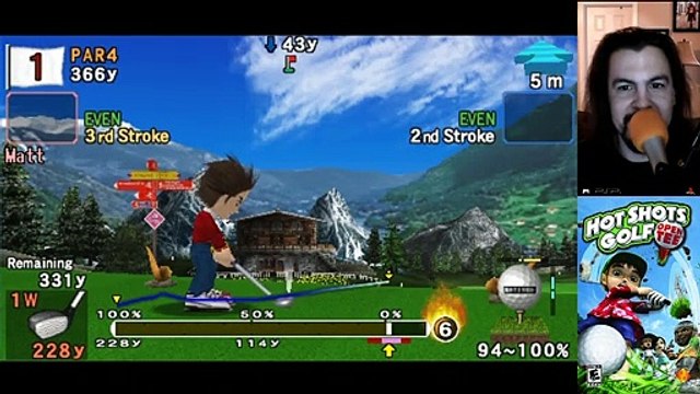 Old School - Hot Shots Golf - Open Tee (PSP)