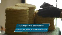 Productores advierten incremento en precio de la tortilla, llegaría hasta 24 pesos