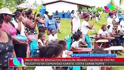 Ministerio de Educación inaugura rehabilitación de centro educativo en comunidad Karatá