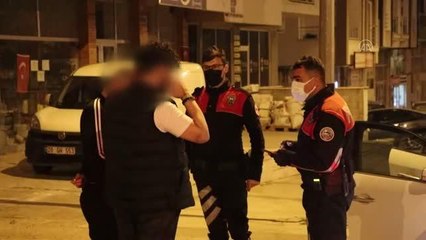 Sokağa çıkma kısıtlamasına uymayan 3 kişiye cezai işlem uygulandı