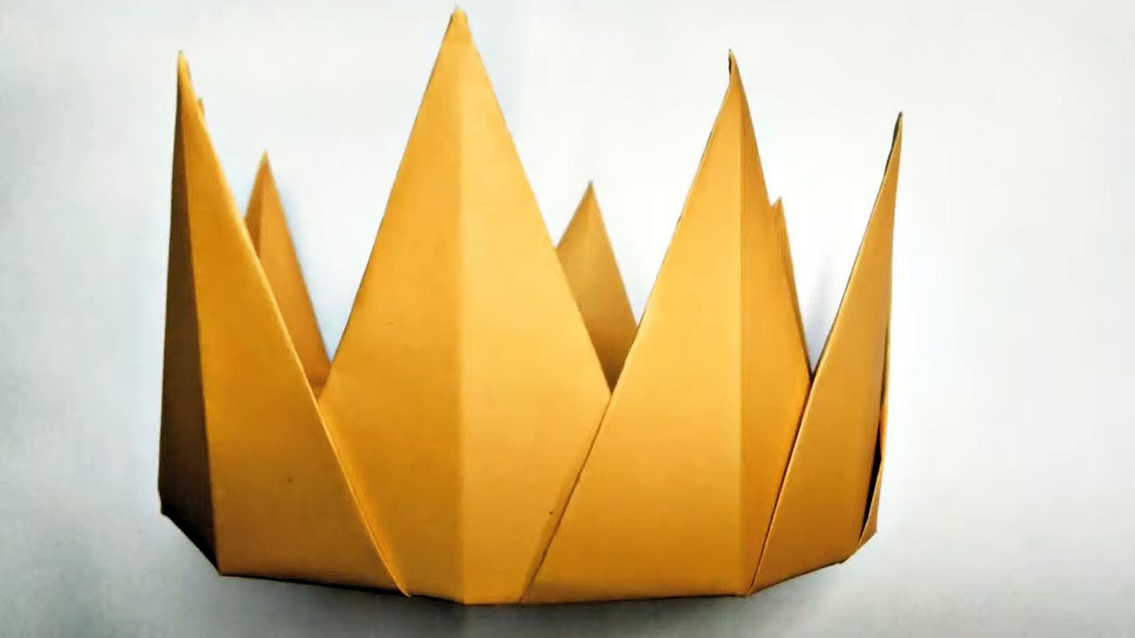 How To Make A Paper Crown For Birthday, Easy Origami Crown