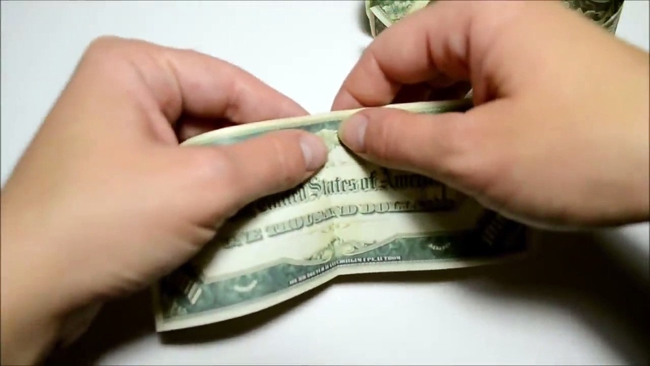 Money Rose Like Real Origami Flower Folded No Glue Dollar Tutorial Diy