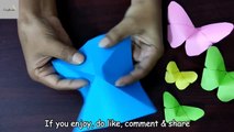 Origami Animals : How To Make An Origami Butterfly | Paper Butterfly | Diy Room Decor || Craftastic
