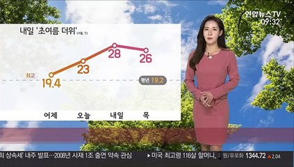 [날씨] 전국 맑고 일교차 심해…내일 '초여름' 더위