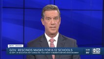 Ducey rescinds masks for K-12 schools