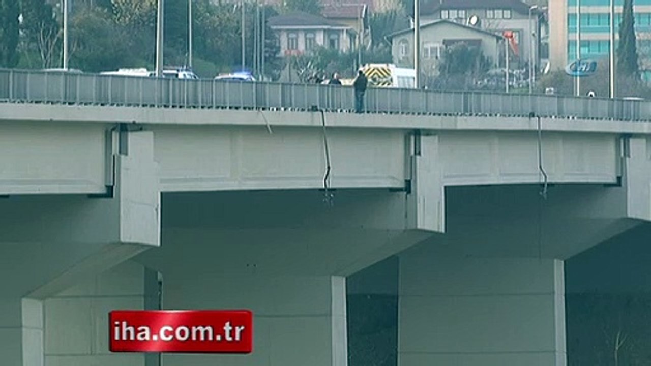 Ortaköy Viyadüğü'nde intihar girişimi