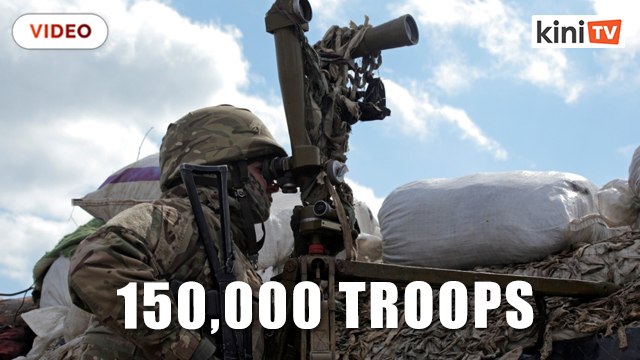 Russian military build up near Ukraine numbers more than 150,000 troops, says EU