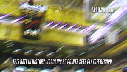This Date in History - Michael Jordan set NBA Playoff record with 63 points