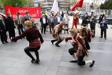 Ankara Seymenler Kulübü'nden ABD Başkanı Biden'a protesto