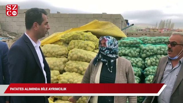 Patates alımında bile ayrımcılık: AKP’ye oy vermedik, ürün elde kaldı diyen çiftçiler kaymakamlık önünde toplandı