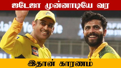 IPL 2021: 5வது  இடத்தில் களமிறங்கும் Jadeja.. Dhoni சொன்ன முக்கியமான காரணம்
