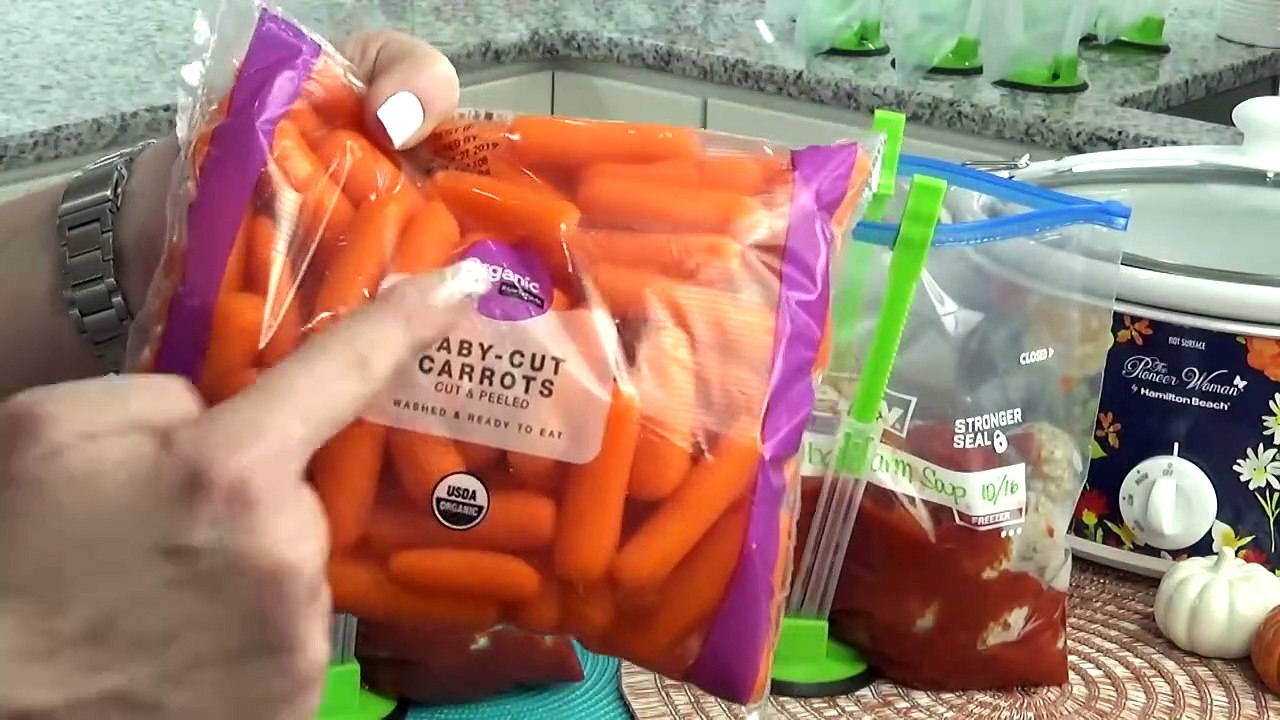 Dump And Go Crock Pot Freezer Meals | 8 Easy Dinners | Fall Food Friday