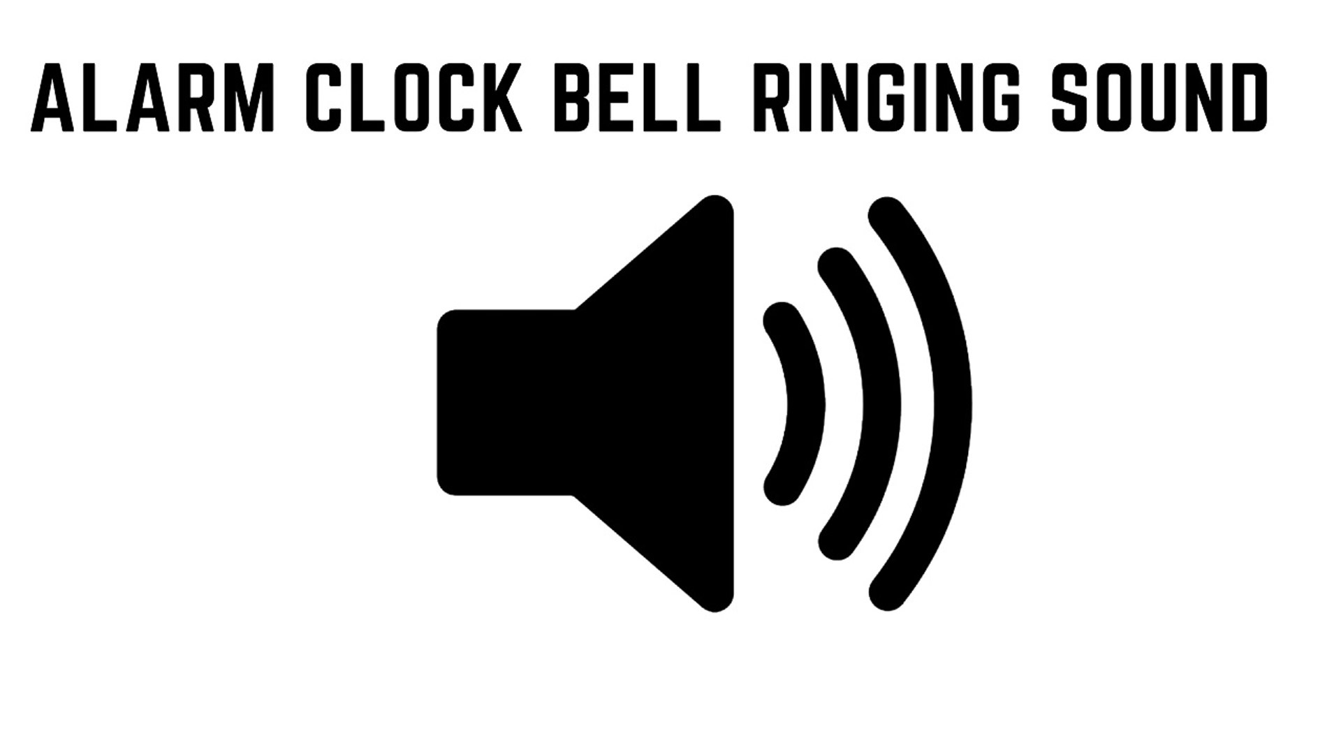 Alarm Clock Bell Ringing Sound - video Dailymotion