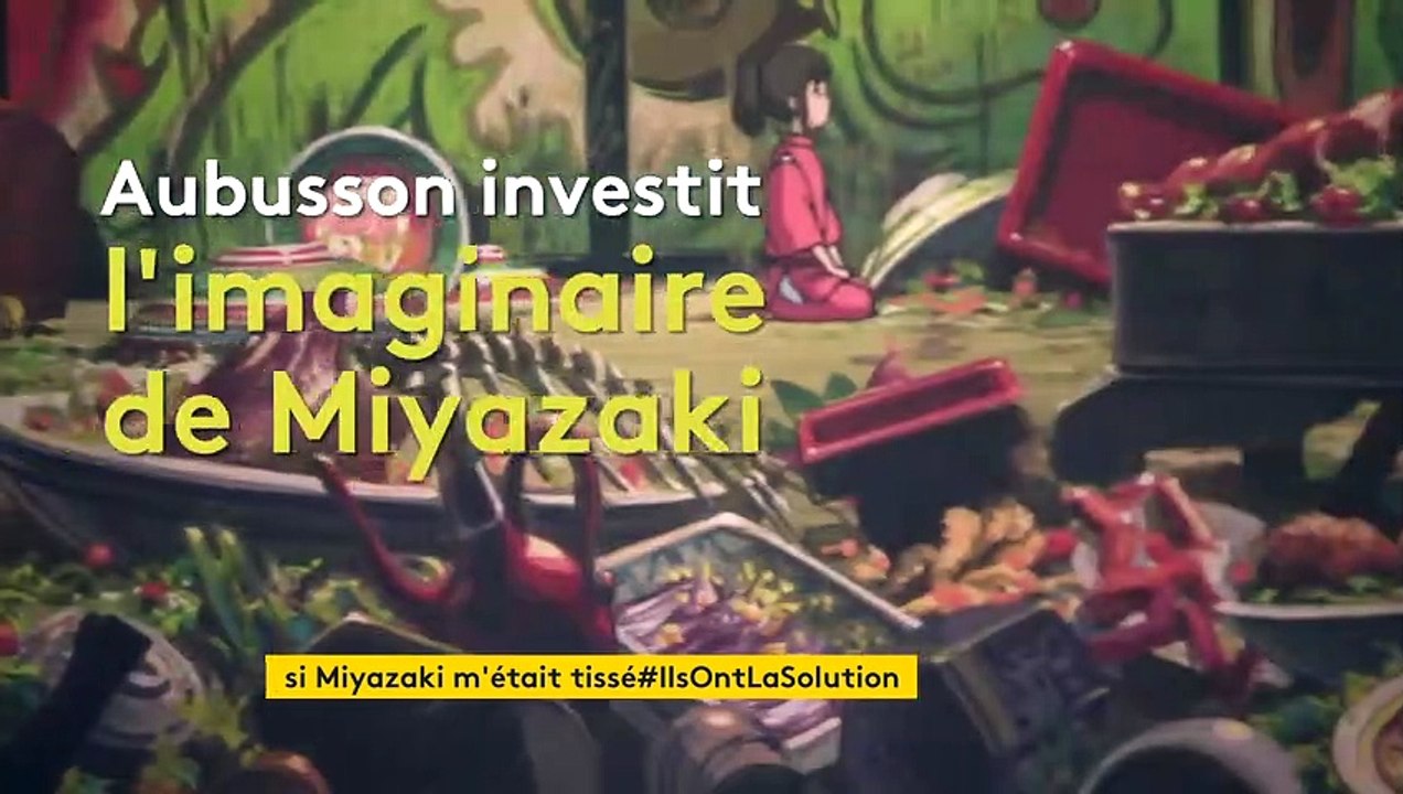 Avec sa série sur Miyazaki, la Cité de la tapisserie d'Aubusson attire la télévision japonaise
