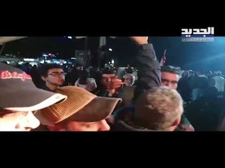 تدافع بين الجيش اللبناني ومحتجين في ساحة إيليا في صيدا ووقوع جرحى