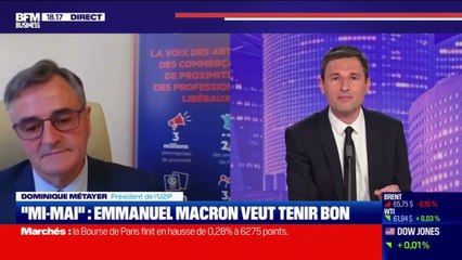 Dominique Métayer (U2P) : "Mi-mai", Emmanuel Macron veut tenir bon - 26/04