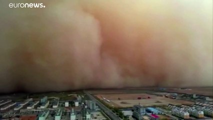 Homokvihar terített be több kínai nagyvárost