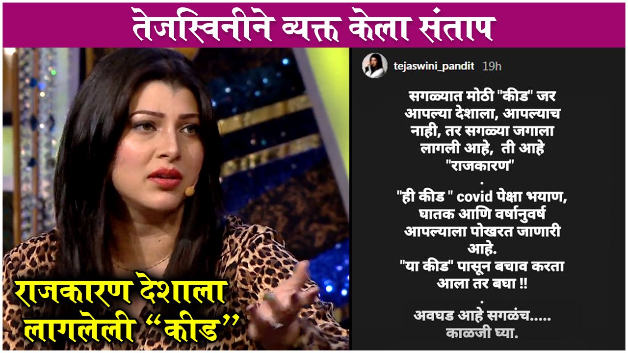 राजकारण देशाला लागलेली "कीड" - तेजस्विनी पंडीतन...