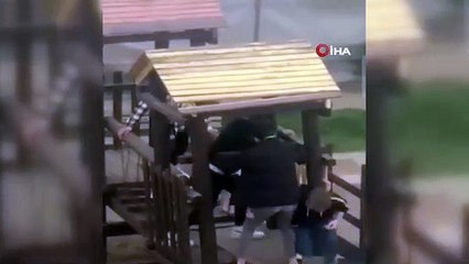 Bursa’da 'pes dedirten' görüntü