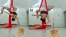 Adah Sharma के Fitness का ये है राज़, रोज़ करती हैं Aerial Yoga; Watch Video | FilmiBeat