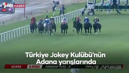Attan düşen jokey yaşam savaşı veriyor