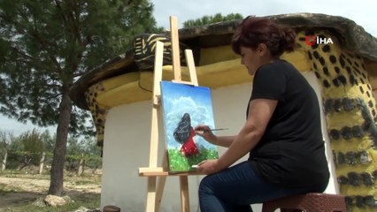 Hayvanlara zarar verenlere kızdı, kaplumbağa ev yaptı